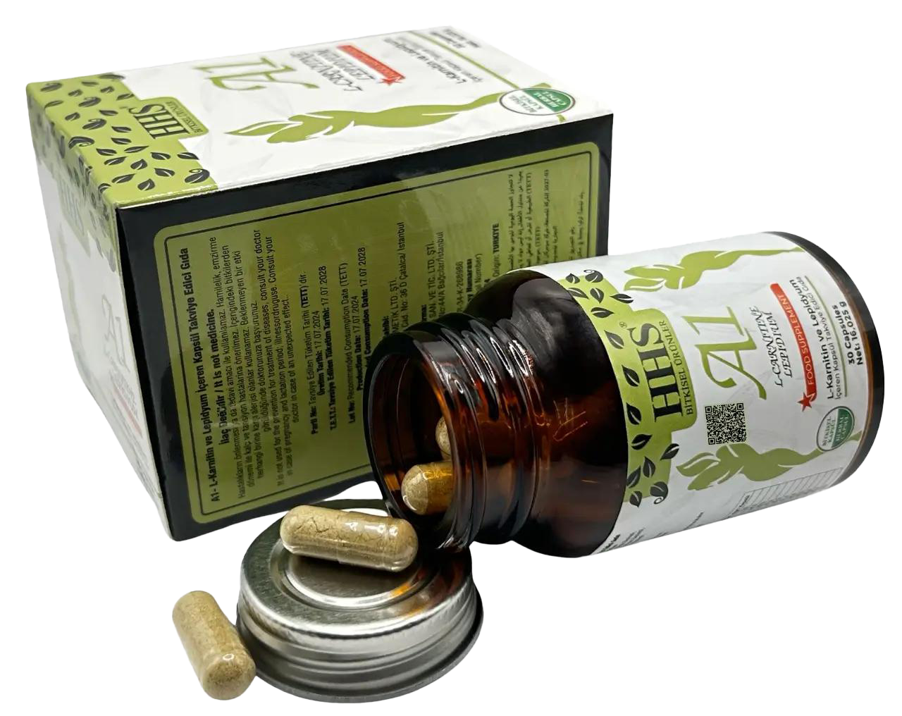 HHS A1 L-Carnitine x Lepidium Blend | 1-Month Supply (30 Capsules)
