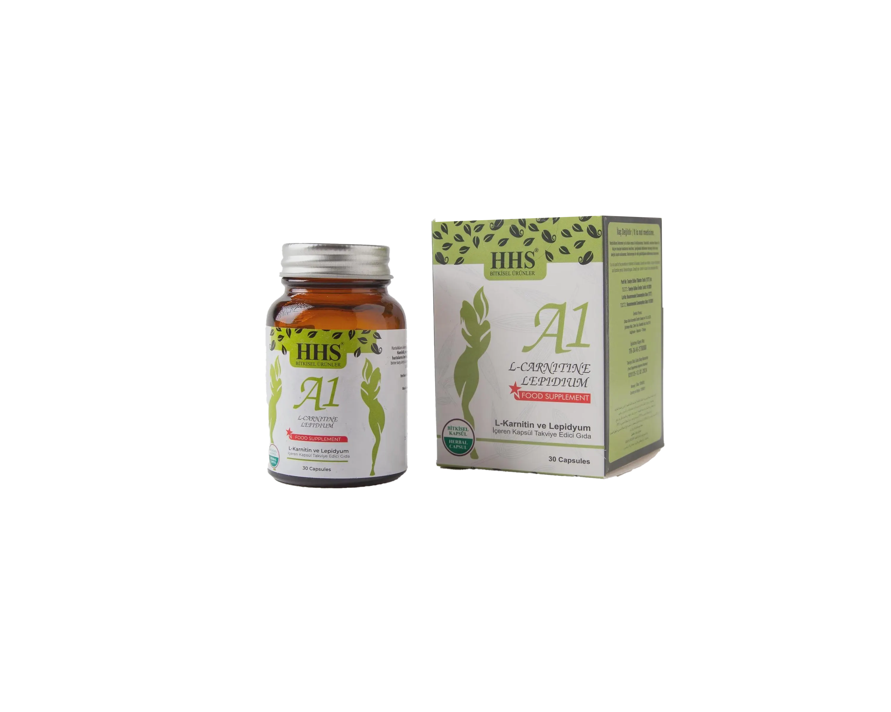 HHS A1 L-Carnitine x Lepidium Blend | 1-Month Supply (30 Capsules)